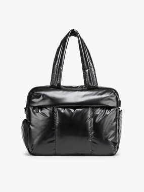 Calpak Black Quilted Puffer Duffel Bag - Black